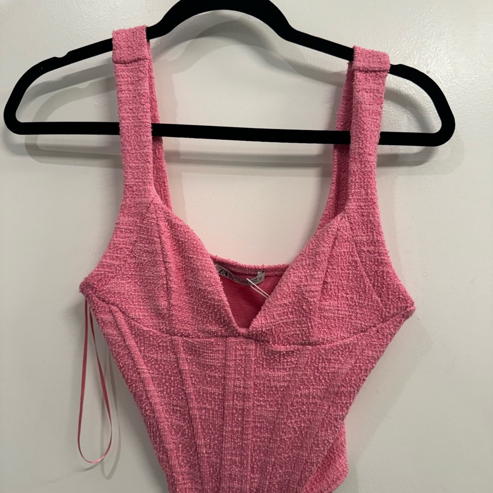 Zara pink top
